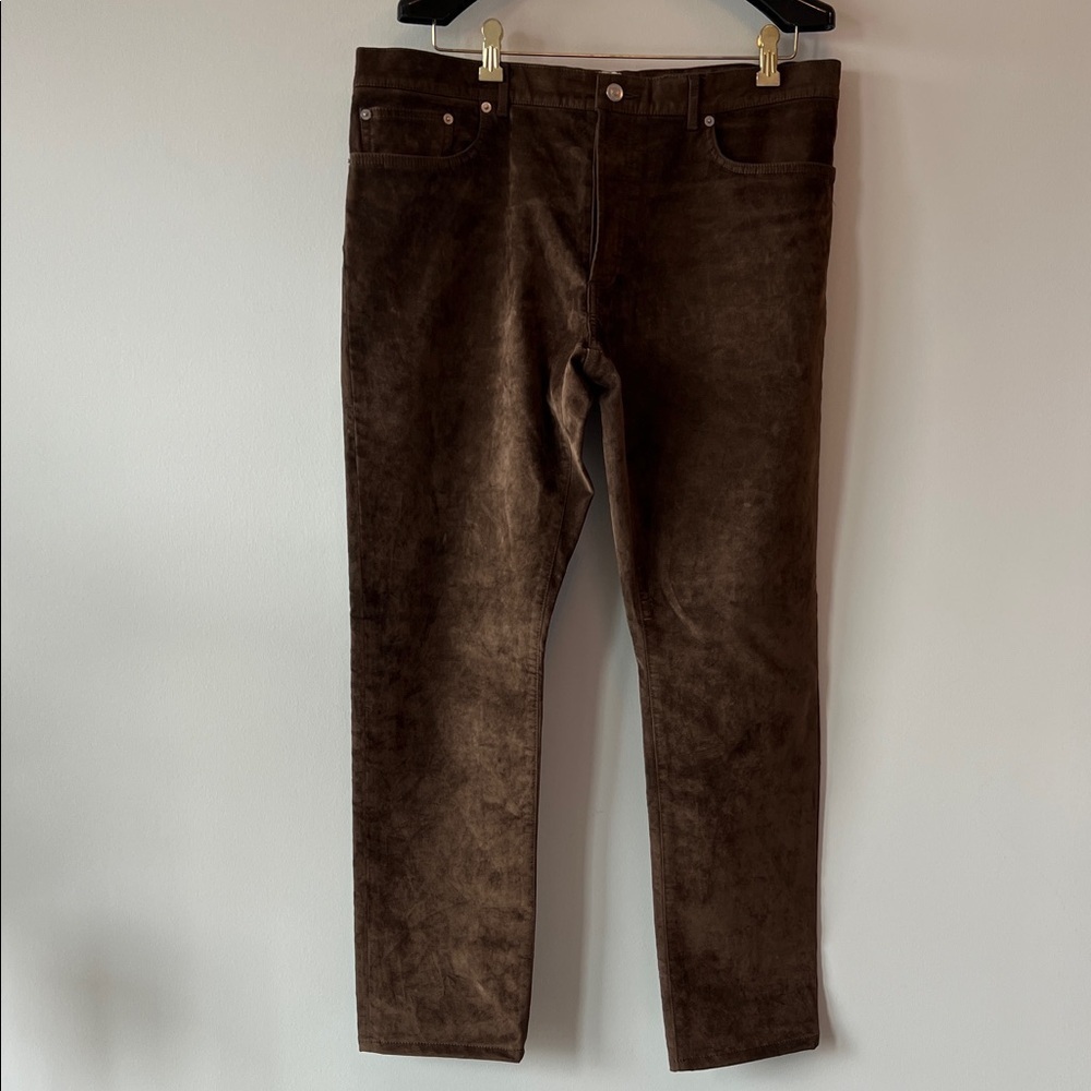 Dior x CACTUS JACK Slim-Fit Jeans Mocha Brown - Picture 2 of 14
